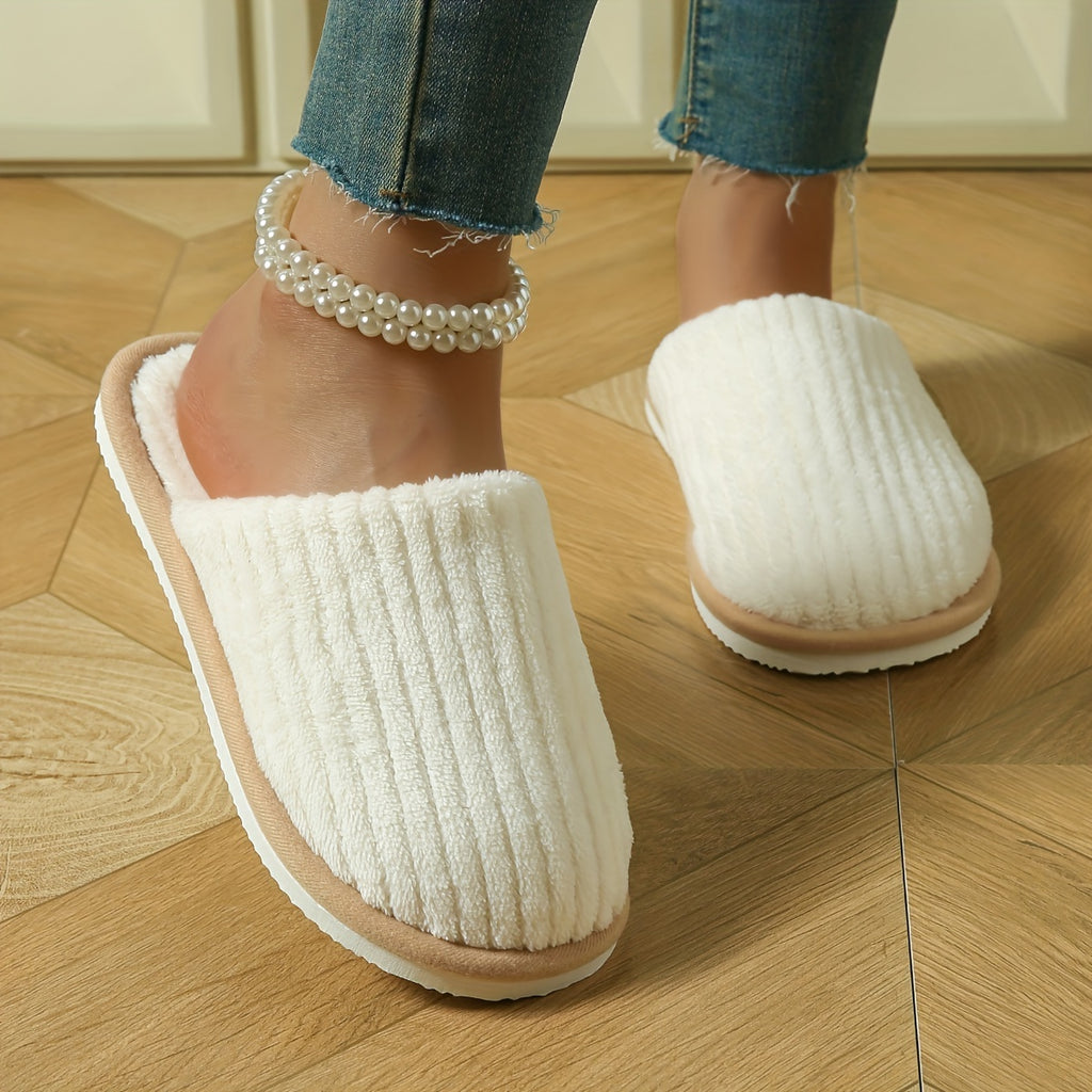 Chaussons unis chauds