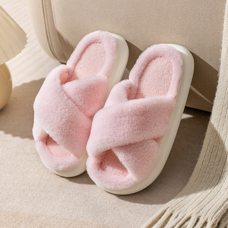 Chaussons Maison Ouverts rose