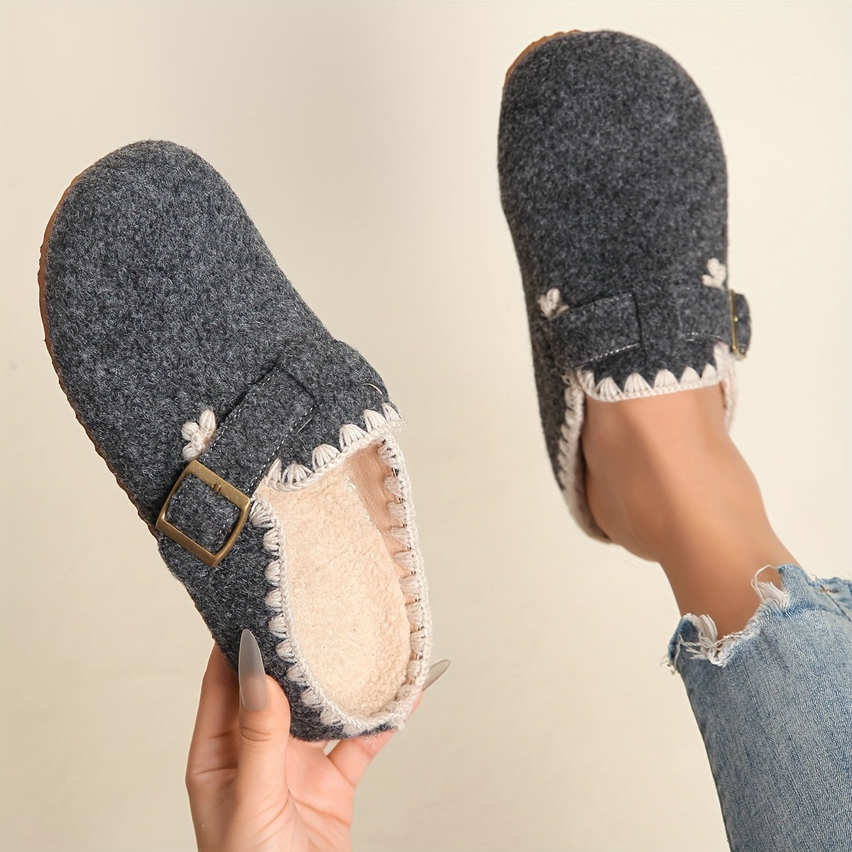 Sabots Fourrés Élégants