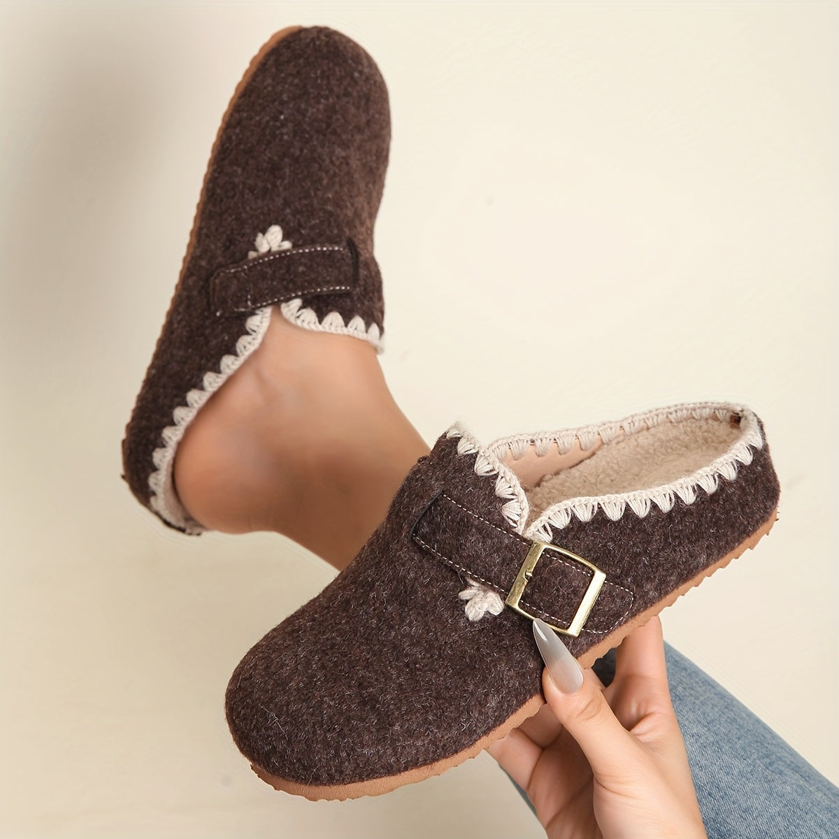 Sabots Fourrés Élégants