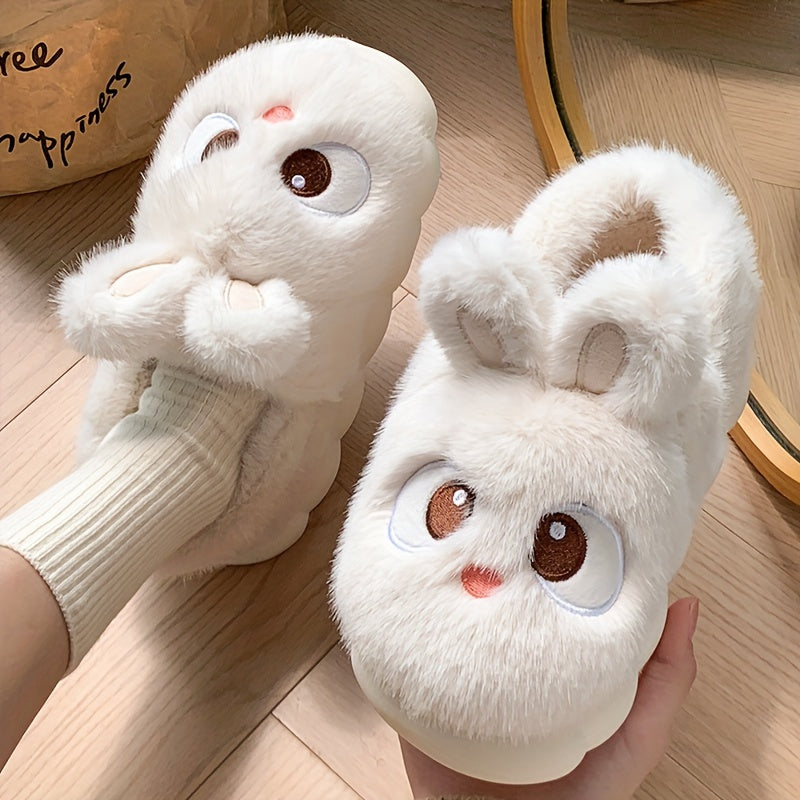 Chausson Lapin Blanc mignon peluche douce