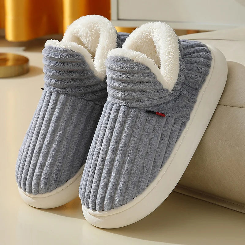 Chaussons gris