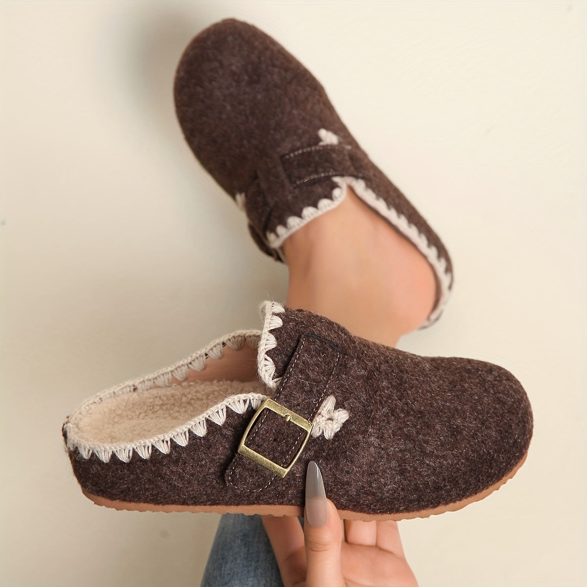 Sabots Fourrés Élégants