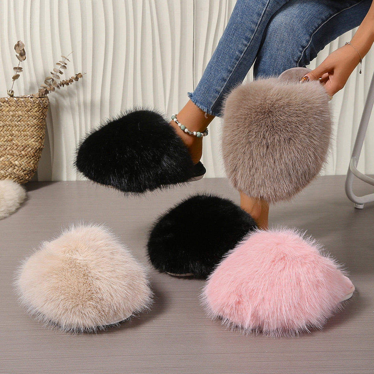 Pantoufles Fourrure - FUR LUXURY