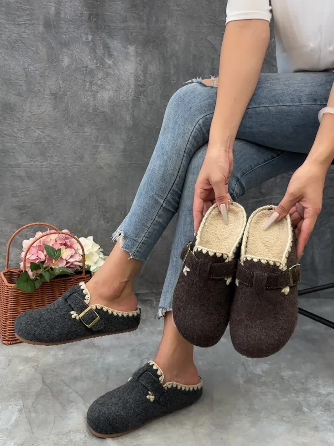 Sabots Fourrés Élégants