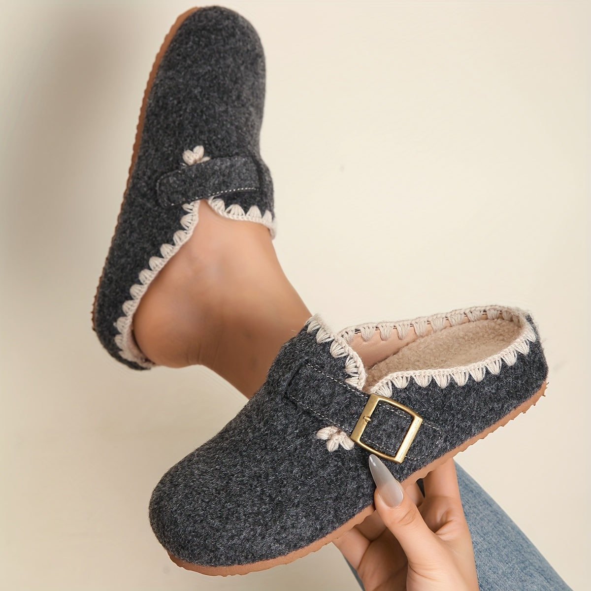 Sabots Fourrés Élégants