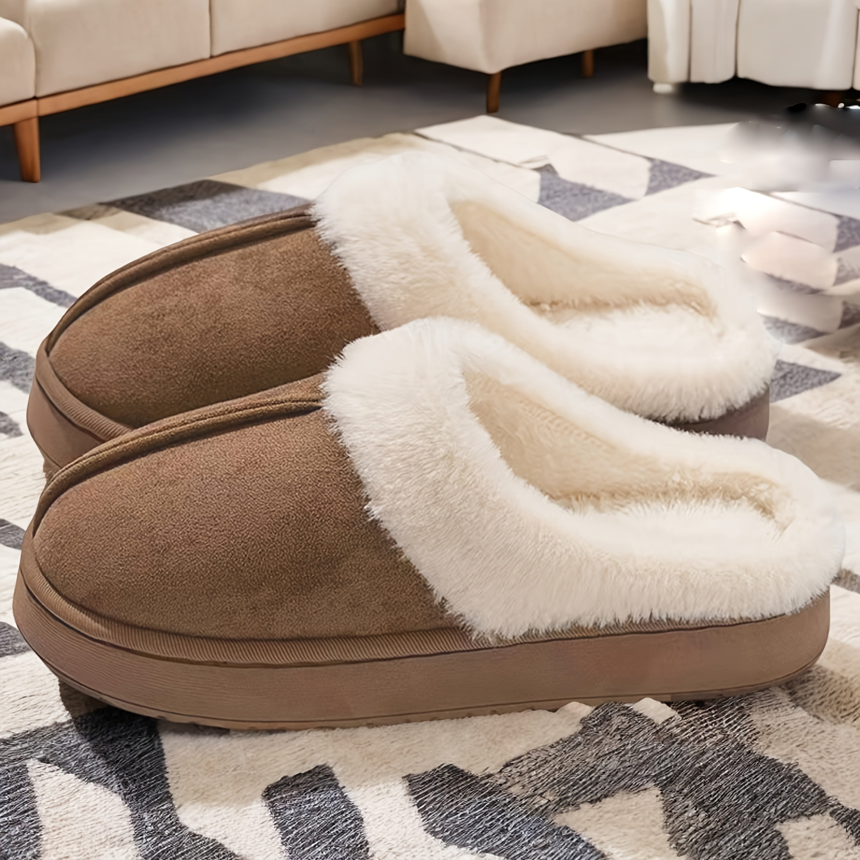 Chaussons Doublés Polaire Confort