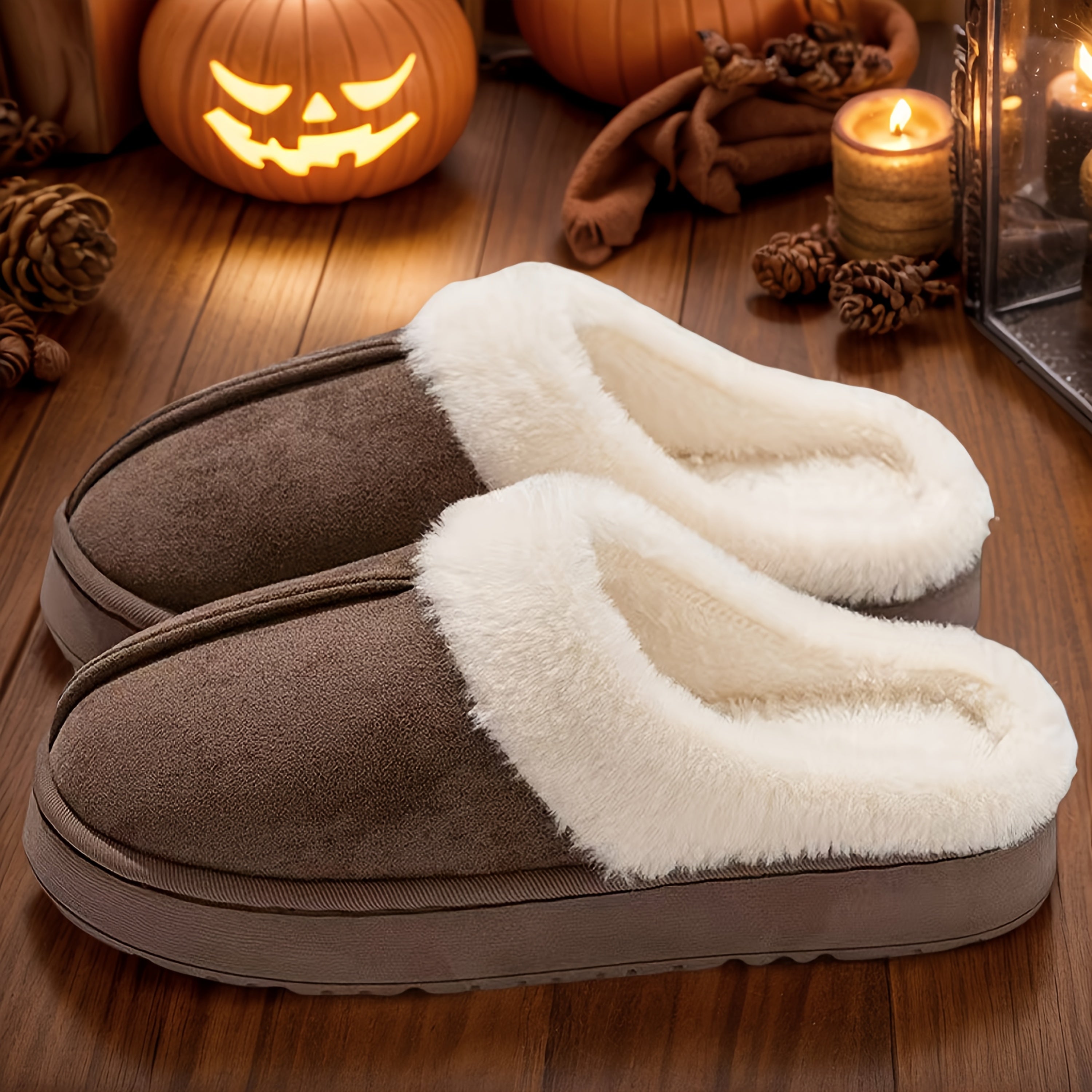 Chaussons Doublés Polaire Confort