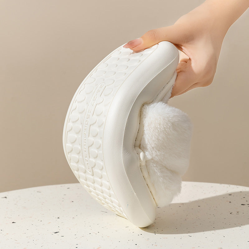 Chaussons couleur unie slip-on