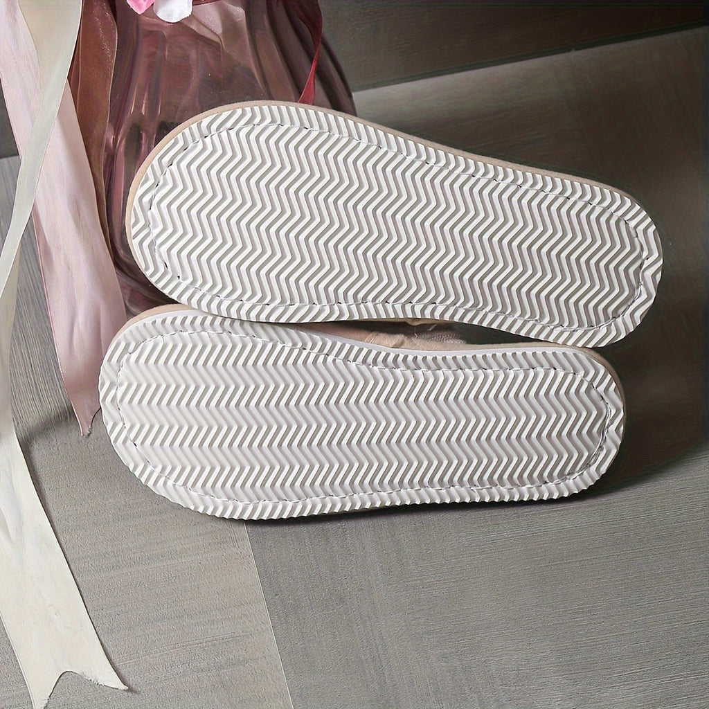 Chaussons unis chauds