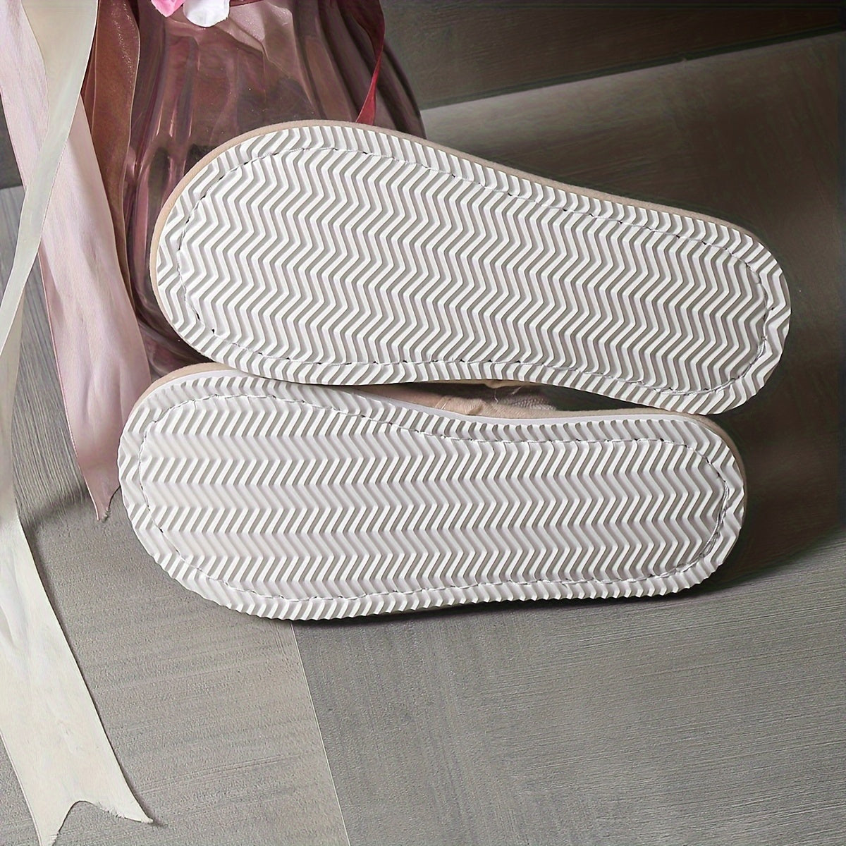 Chaussons unis chauds