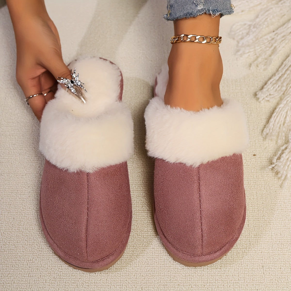 Chaussons polaire Confort moelleux