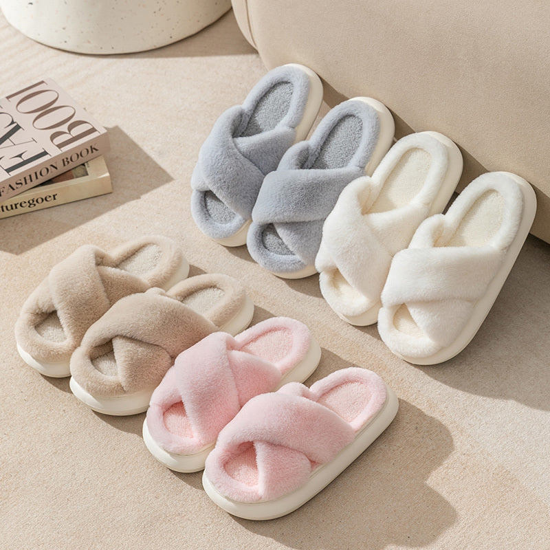 Chaussons Maison Ouverts rose