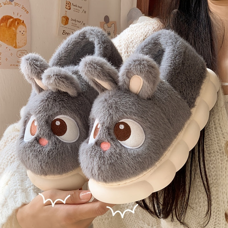 Chaussons Lapin peluche moelleuse